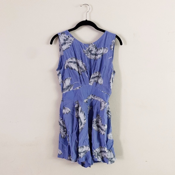 Motel Rocks Purple Romper - Picture 1 of 4